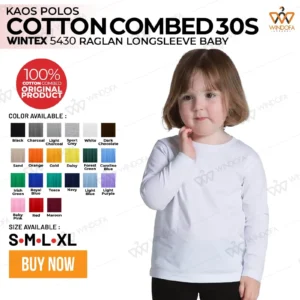 Wintex Black Colony 5430 Cotton Combed 30s O-Neck Long Sleeve Baby