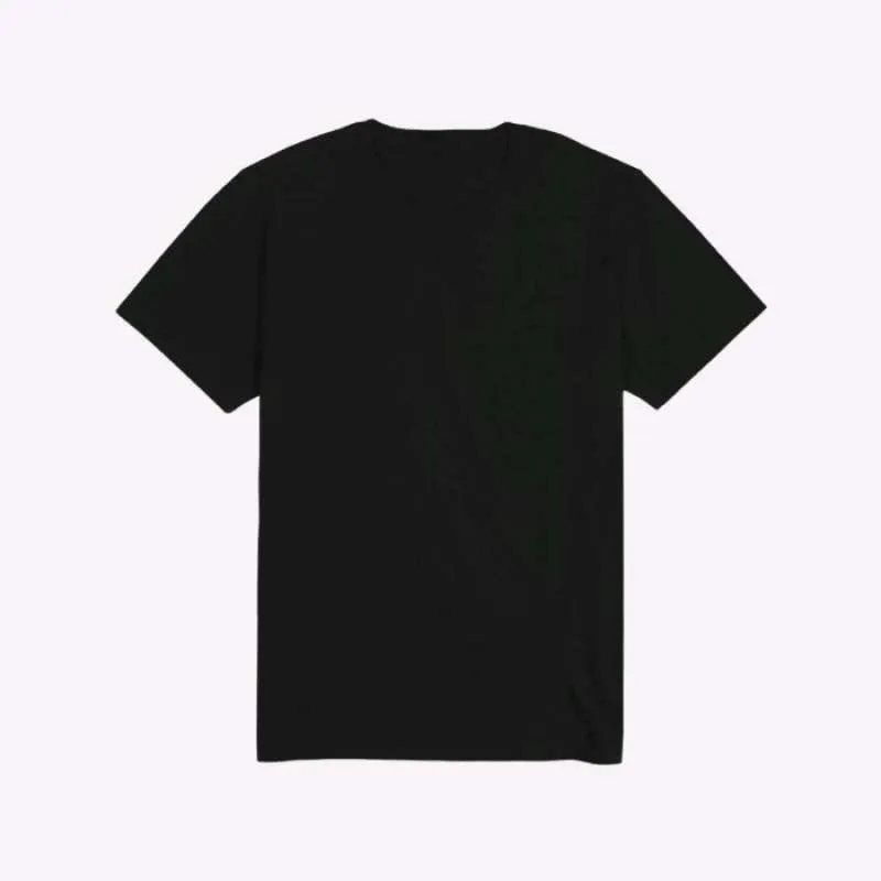 ketebalan kaos hitam