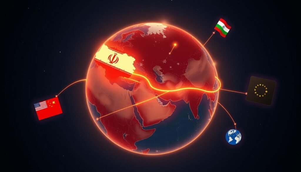 Ilustrasi simbolis menunjukkan Kerjasama Rusia-Iran sebagai bagian dari tatanan dunia multipolar baru Ilustrasi simbolis menunjukkan Kerjasama Rusia-Iran sebagai bagian dari tatanan dunia multipolar baru