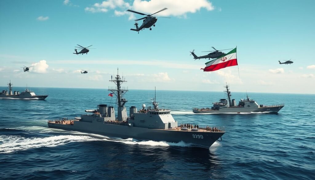 Latihan militer bersama antara angkatan laut Rusia dan Iran menunjukkan penguatan Kerjasama Rusia-Iran di bidang pertahanan Latihan militer bersama antara angkatan laut Rusia dan Iran menunjukkan penguatan Kerjasama Rusia-Iran di bidang pertahanan