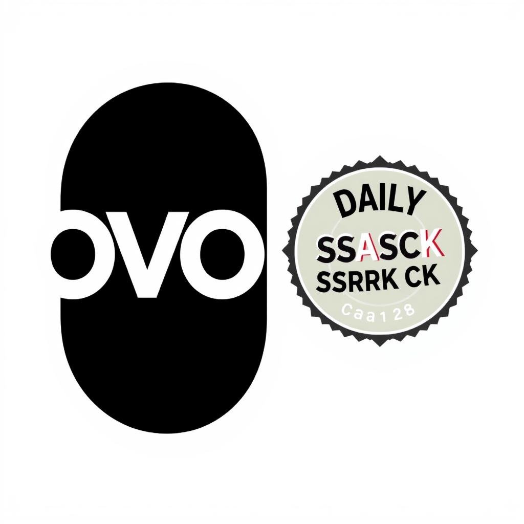 Logo OVO dengan promo cashback untuk transaksi harian